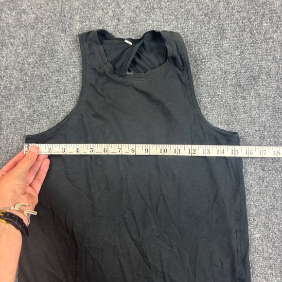 LULULEMON Women’s Black All Tied Up Tank Top size: 6 - Picture 6 of 7